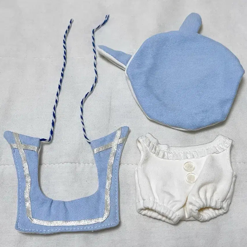 [BUNJANG] 10cm Doll Marine Look Outfit / 10cm 인형 옷 의상 마린룩