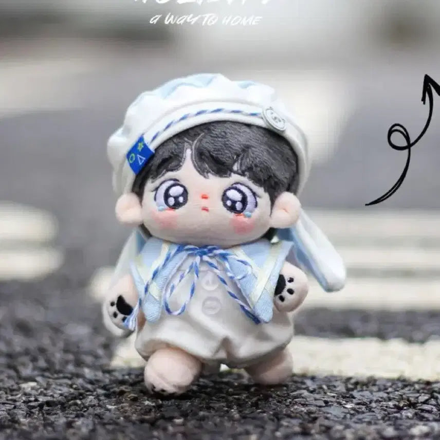 [BUNJANG] 10cm Doll Marine Look Outfit / 10cm 인형 옷 의상 마린룩