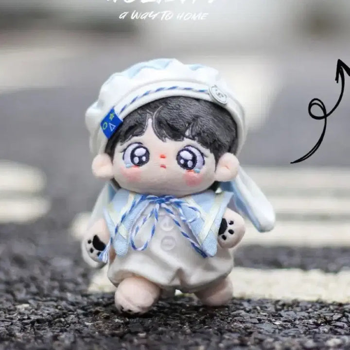 [BUNJANG] 10cm Doll Marine Look Outfit / 10cm 인형 옷 의상 마린룩