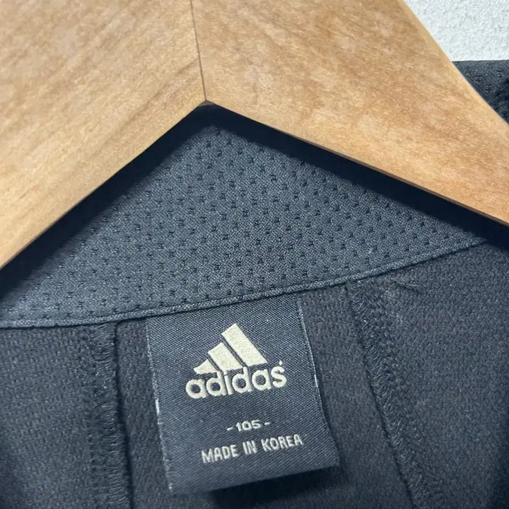 [BUNJANG] Adidas Black Windbreaker Jacket 105 Size / 아디다스 블랙 바람막이 자켓 집업 105사이즈