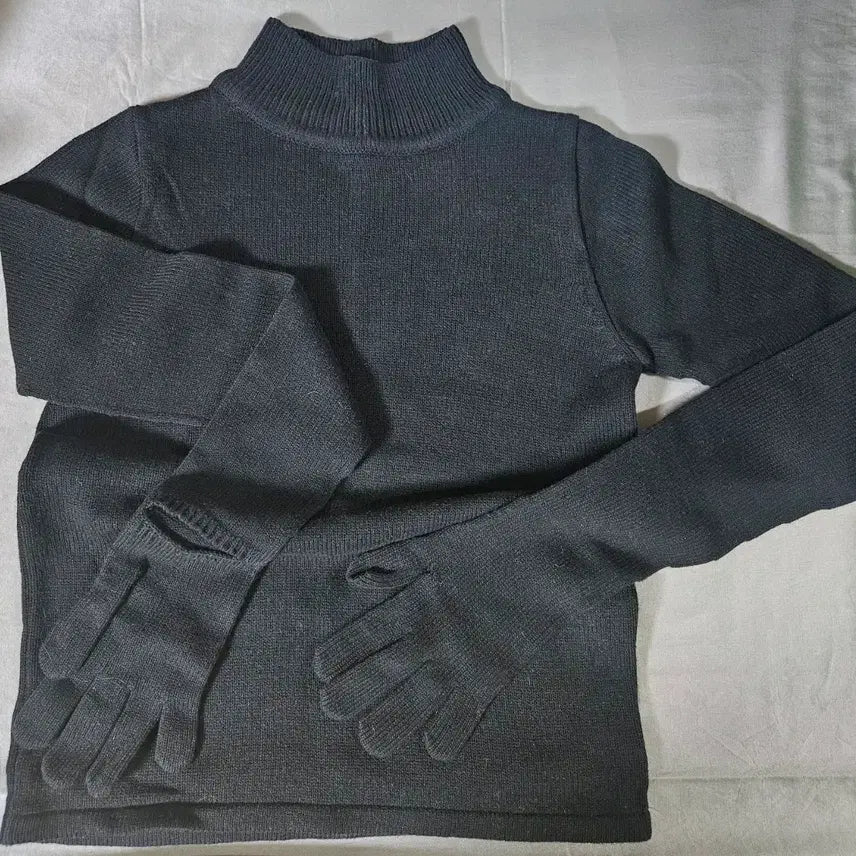[BUNJANG] Rocket x Lunch Black Knit One-Piece / rocket x lunch black knit
