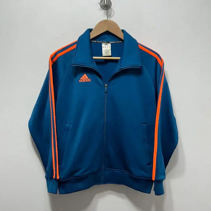 [BUNJANG] Adidas Track Top Blue Jersey Zip-up S / 아디다스  트랙탑 블루 져지 집업 S