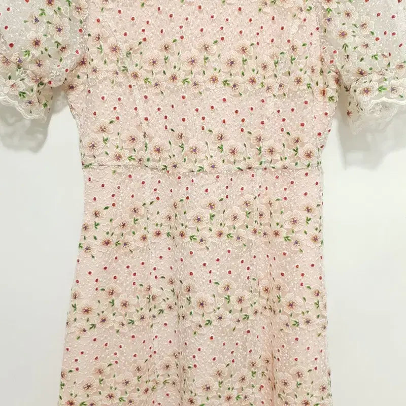 [BUNJANG] Imvely Floral Lace Embroidered Dress / 임블리 플라워 레이스 자수 원피스 S0_i4863
