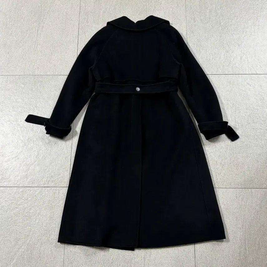 [BUNJANG] On&amp;On Cashmere Blend Belted Handmade Coat / [가격변동X / 온앤온] 핸드메이드 블랙 코트