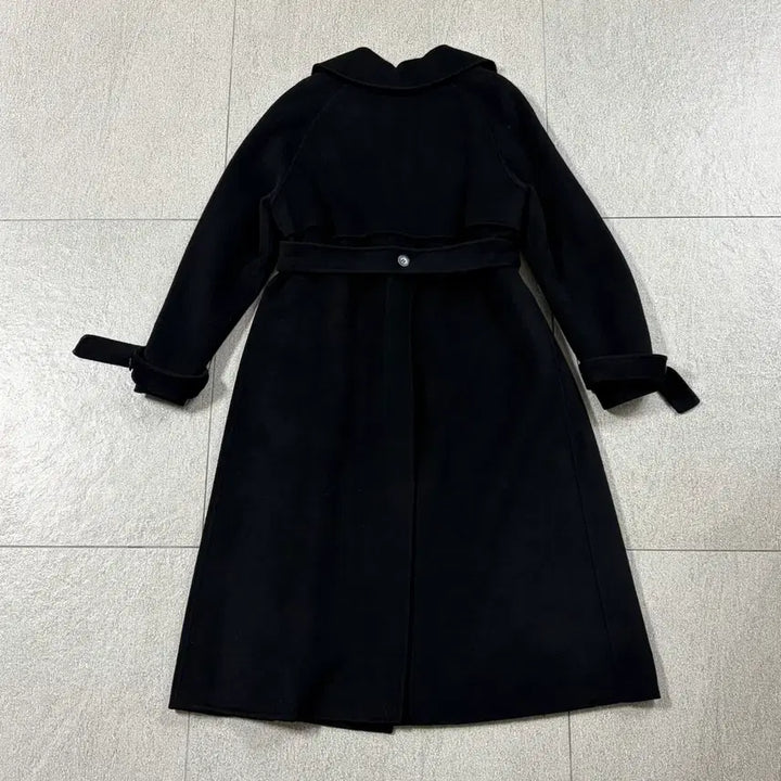 [BUNJANG] On&amp;On Cashmere Blend Belted Handmade Coat / [가격변동X / 온앤온] 핸드메이드 블랙 코트