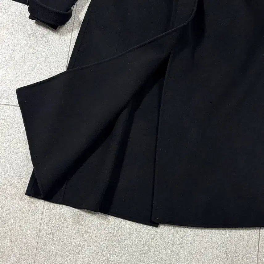 [BUNJANG] On&amp;On Cashmere Blend Belted Handmade Coat / [가격변동X / 온앤온] 핸드메이드 블랙 코트