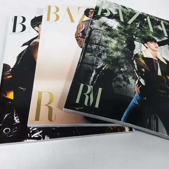 [BUNJANG] BAZAAR RM Magazine Cover 3-Type Set / 바자 BAZAAR 2023년 9월호 RM 커버 3종