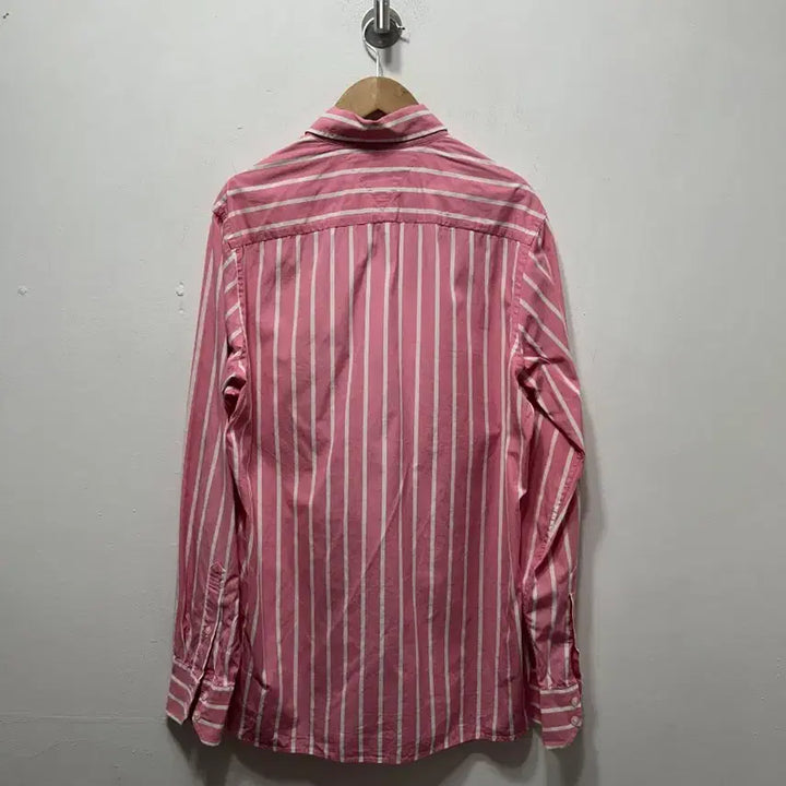 [BUNJANG] Tommy Hilfiger Pink Striped Shirt S / 타미힐피거 핑크 스트라이프 셔츠 S