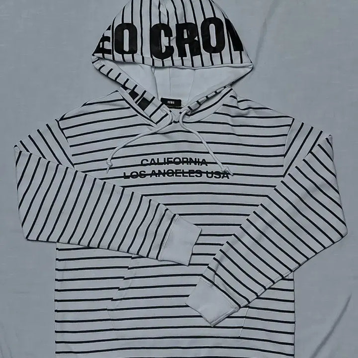 [BUNJANG] Rodeo Crowns RCWB Stripe Hoodie / [FREE] 로데오 크라운즈(RCWB) 스트라이프 후드 티셔츠