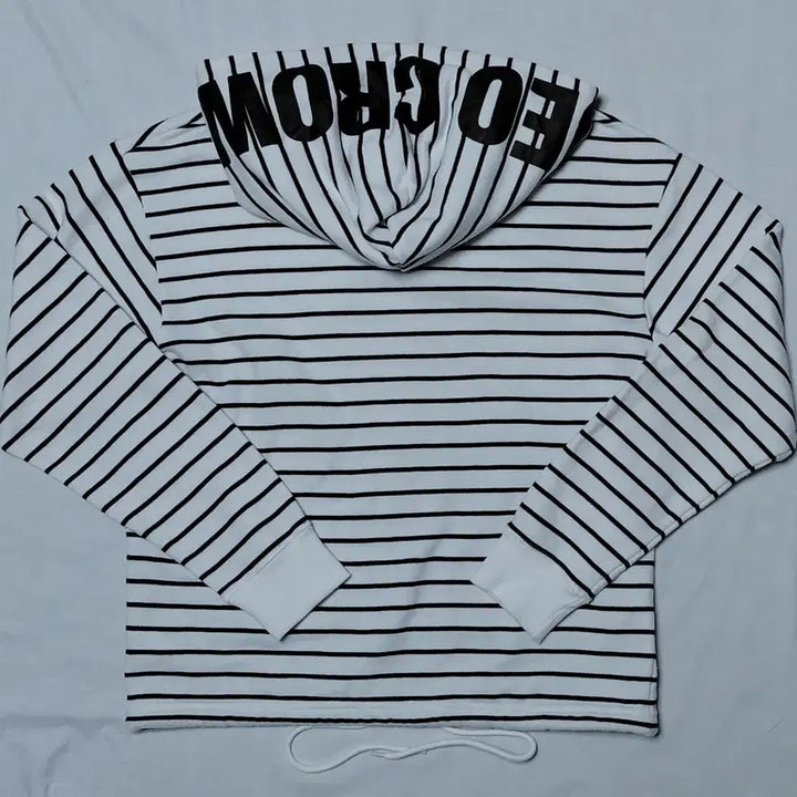[BUNJANG] Rodeo Crowns RCWB Stripe Hoodie / [FREE] 로데오 크라운즈(RCWB) 스트라이프 후드 티셔츠