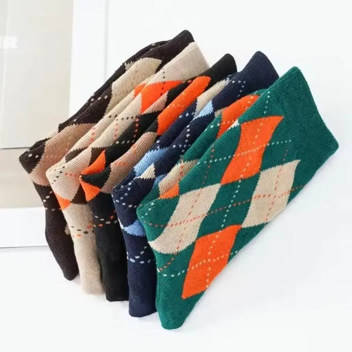 [SOLD OUT] 아가일 체크 양말 세트(새상품)