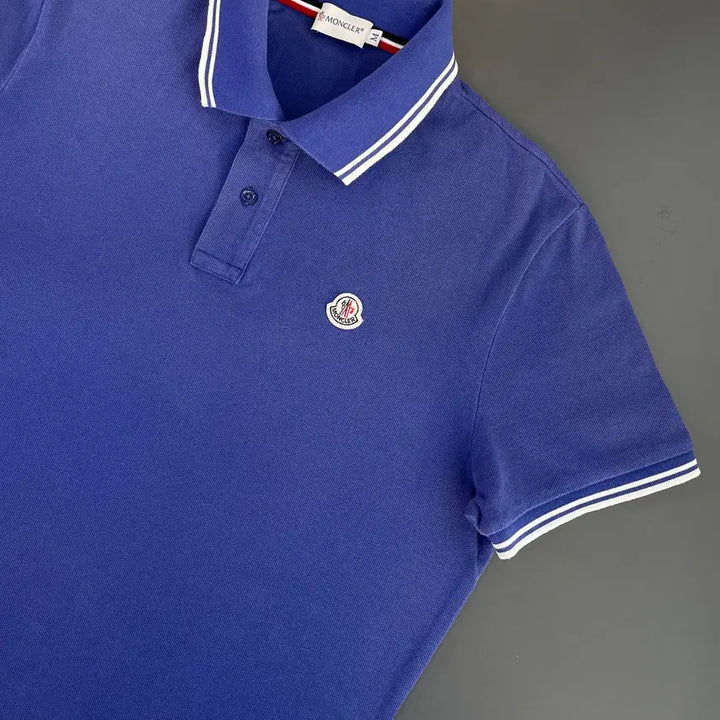 [BUNJANG] Moncler PK Collar Short Sleeve T-shirt / [M] 몽클레어 몽클레르 PK 카라 반팔 티셔츠