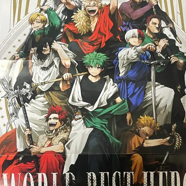 [BUNJANG] My Hero Academia Gigajump Magazine Poster / 나히아 히로아카 기가점프 포스터 잡지포스터