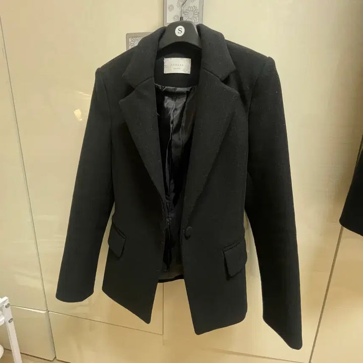 [BUNJANG] Black Suit Set S Winter Two-Piece / 여성 블랙 정장 셋업 S 겨울투피스