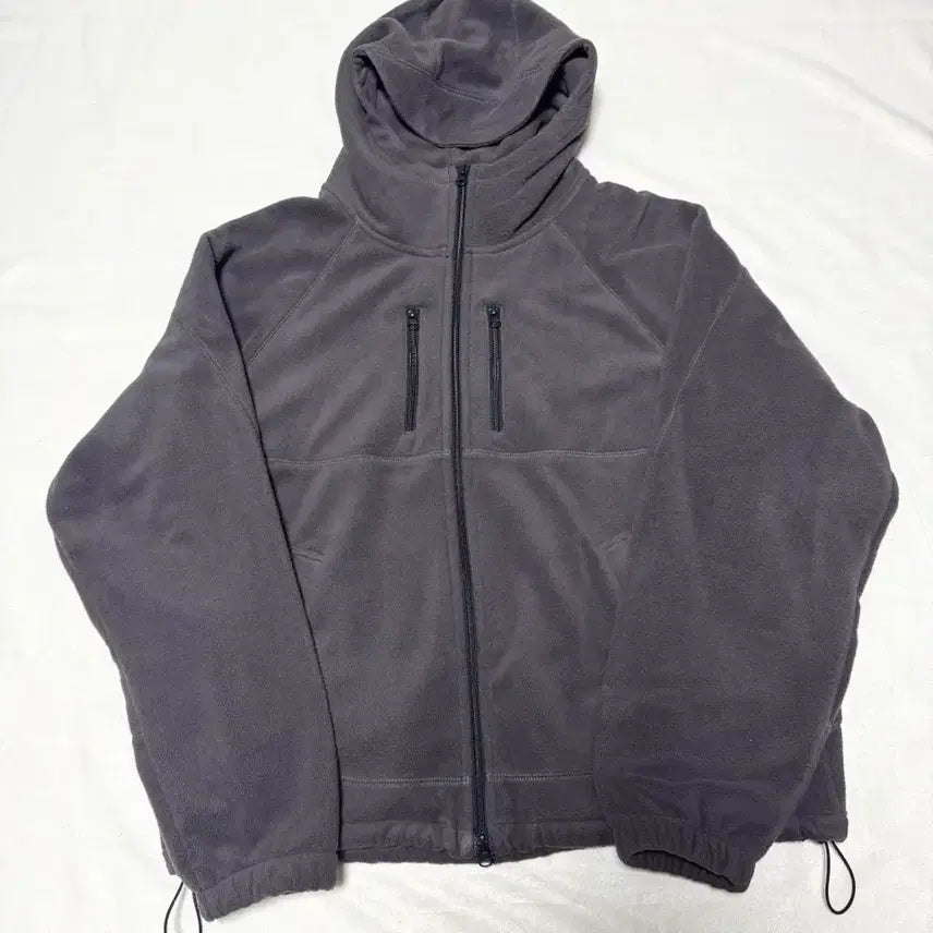 [BUNJANG] Roaringrad Essential Fleece Hood Jacket (Charcoal, M) / 로어링라드 에센셜 플리스 후드 자켓 M사이즈 차콜