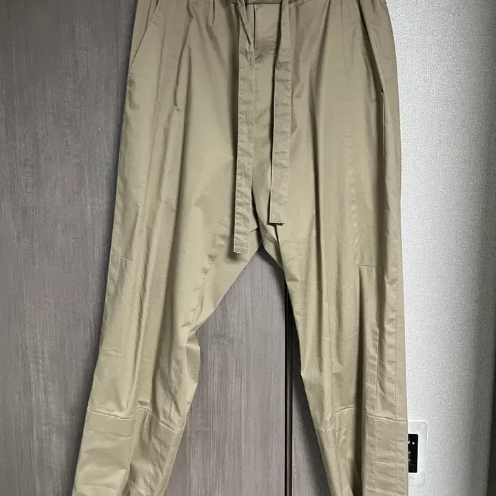 [BUNJANG] Wooyoungmi Beige Banding Pants / 우영미 남성 베이지 밴딩 팬츠