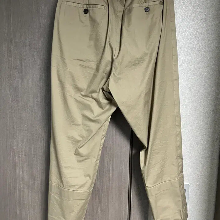 [BUNJANG] Wooyoungmi Beige Banding Pants / 우영미 남성 베이지 밴딩 팬츠