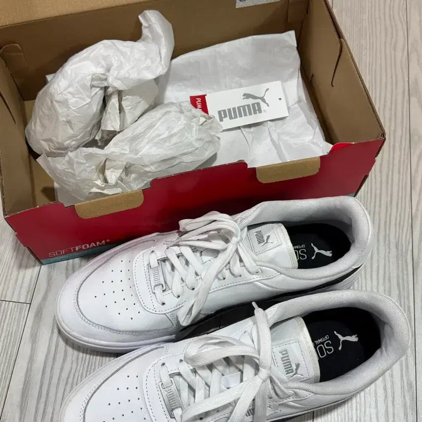 [BUNJANG] Puma Caven Dime Sneakers White Black 295 / 푸마 카벤 다임 스니커즈 화이트블랙 295 s급