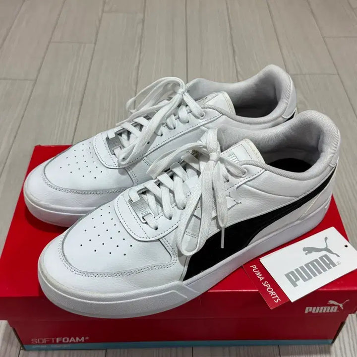 [BUNJANG] Puma Caven Dime Sneakers White Black 295 / 푸마 카벤 다임 스니커즈 화이트블랙 295 s급