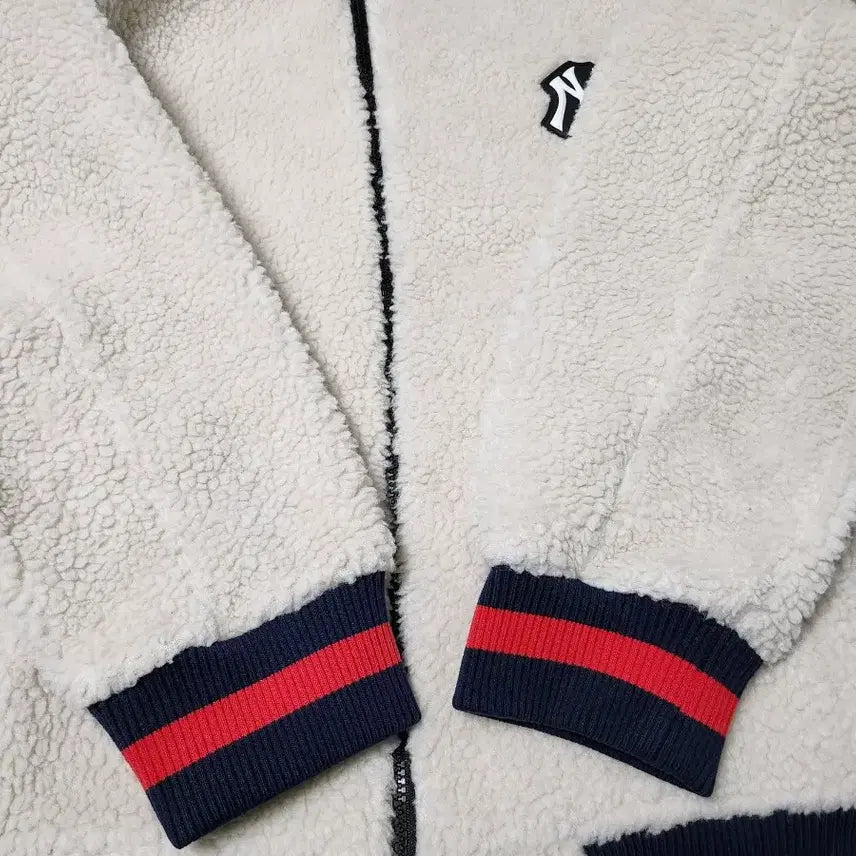 [SOLD OUT] [ XXL ] MLB 뉴욕양키스 보아 후리스 바시티 자켓