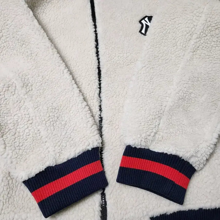 [SOLD OUT] [ XXL ] MLB 뉴욕양키스 보아 후리스 바시티 자켓