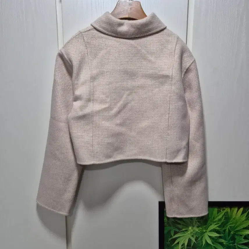 [BUNJANG] Che Che Check Crop Wool Jacket / (초특가세일)(새상품)CHE크롭 울 자켓 .새상품
