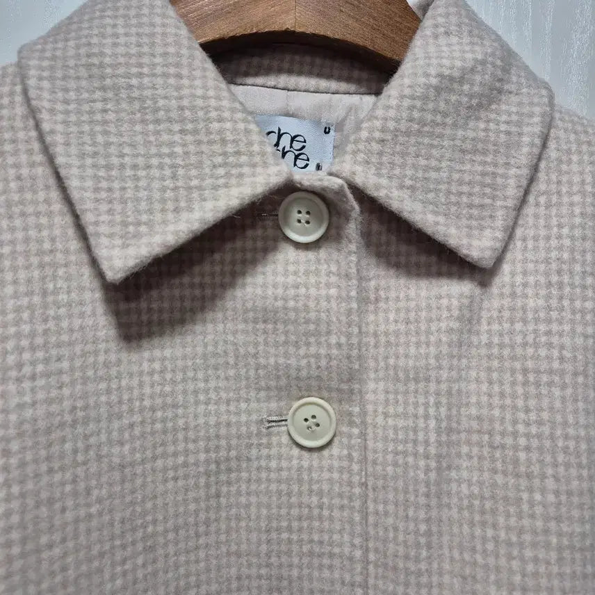 [BUNJANG] Che Che Check Crop Wool Jacket / (초특가세일)(새상품)CHE크롭 울 자켓 .새상품