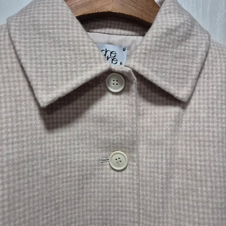 [BUNJANG] Che Che Check Crop Wool Jacket / (초특가세일)(새상품)CHE크롭 울 자켓 .새상품