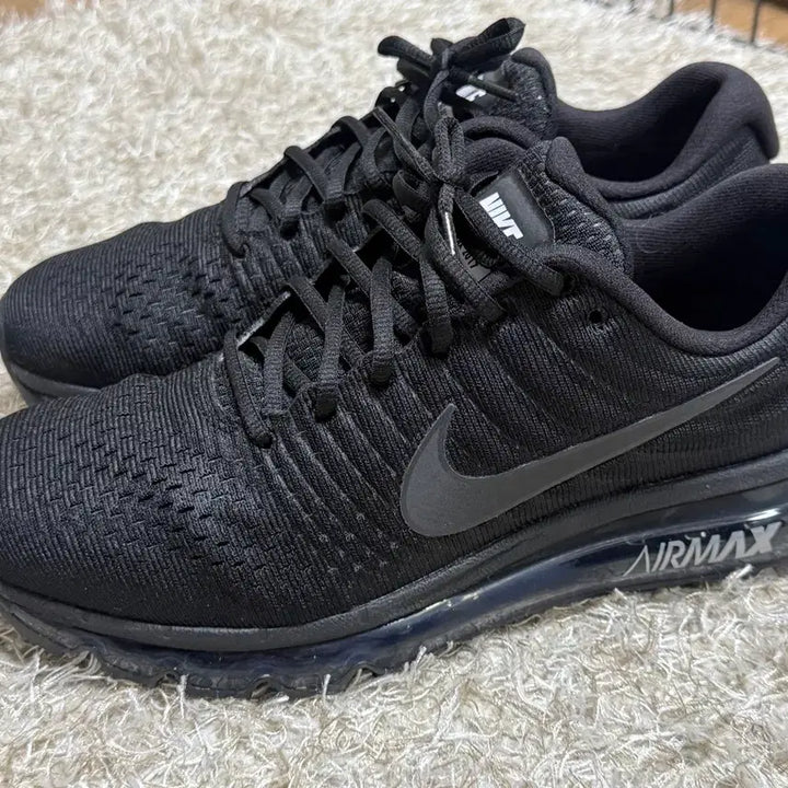 [BUNJANG] Nike Air Max 2017 Running Shoes / 나이키 에어맥스 2017 블랙 런닝화