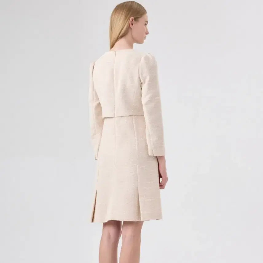 [BUNJANG] Kenneth Lady V-Neck Tweed Dress / 케네스레이디(kenneth lady) V넥 트위드원피스 55 새상품