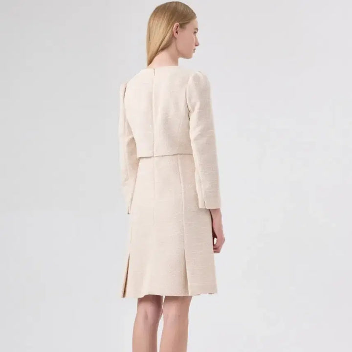 [BUNJANG] Kenneth Lady V-Neck Tweed Dress / 케네스레이디(kenneth lady) V넥 트위드원피스 55 새상품
