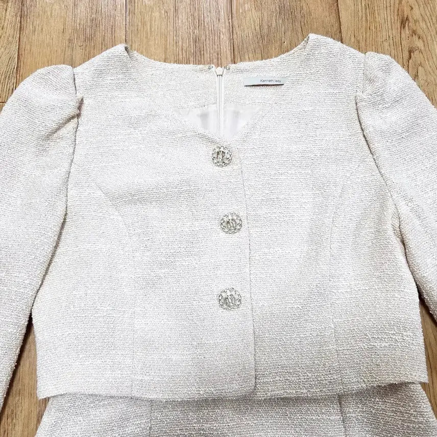 [BUNJANG] Kenneth Lady V-Neck Tweed Dress / 케네스레이디(kenneth lady) V넥 트위드원피스 55 새상품