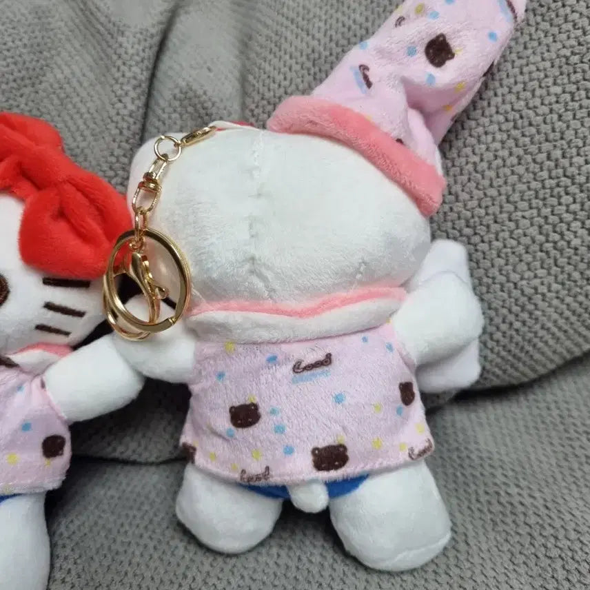 [BUNJANG] Hello Kitty Pajama Doll Keyring / 헬로키티 잠옷 인형키링