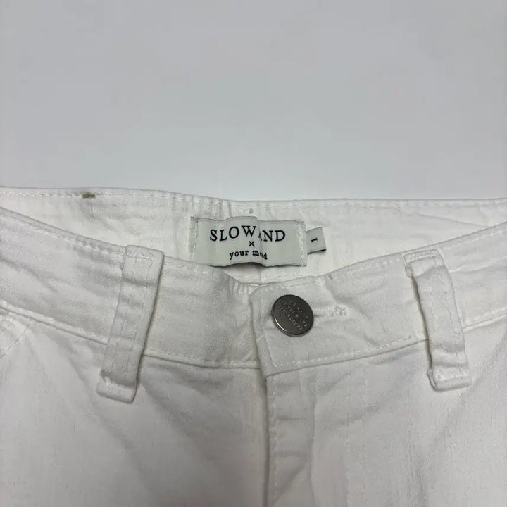 [BUNJANG] Slow and Lovely White Summer Pants / 슬로우앤드 화이트 여름 팬츠 긴바지 면바지 바지 키작녀