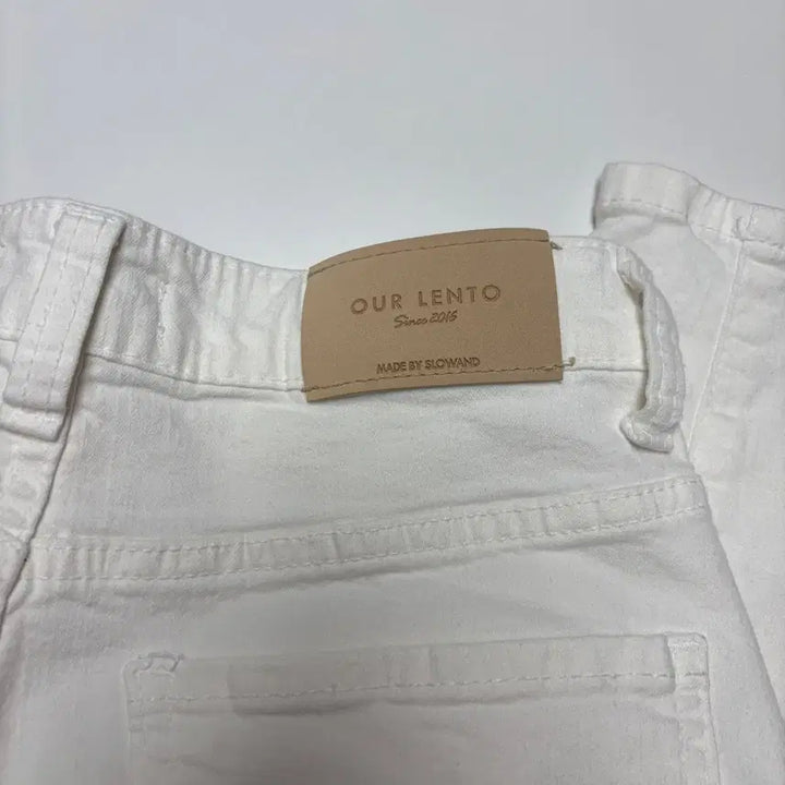 [BUNJANG] Slow and Lovely White Summer Pants / 슬로우앤드 화이트 여름 팬츠 긴바지 면바지 바지 키작녀