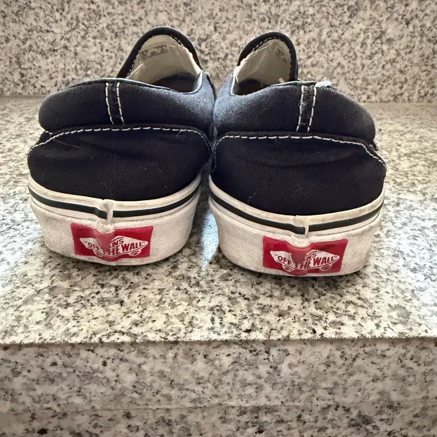 [BUNJANG] Vans Slip-On Black Sneakers / 반스 슬립온 블랙