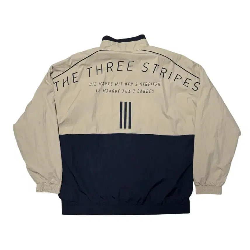 [BUNJANG] Adidas Oversized Big Printing Windbreaker Jacket / 아디다스 오버사이즈 빅프린팅 바람막이