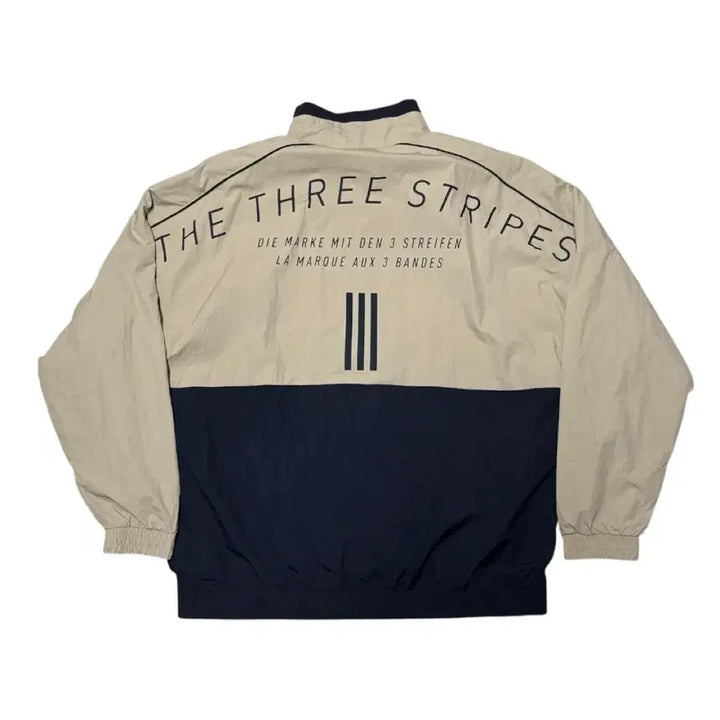 [BUNJANG] Adidas Oversized Big Printing Windbreaker Jacket / 아디다스 오버사이즈 빅프린팅 바람막이