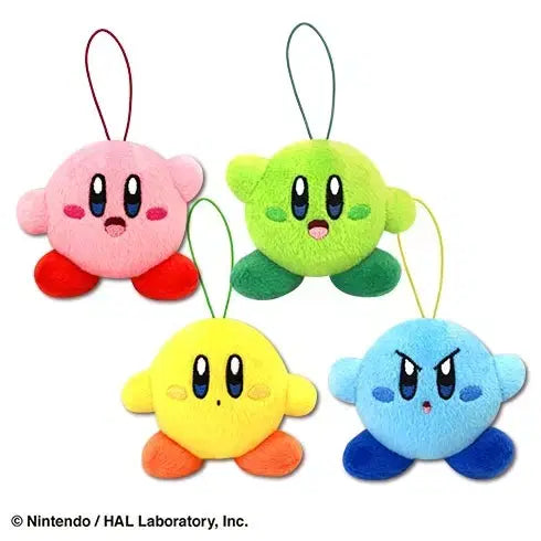 [BUNJANG] Kirby Mini Multicolor Mascot Plush Doll / 별의 커비 미니 멀티컬러 마스코트 인형