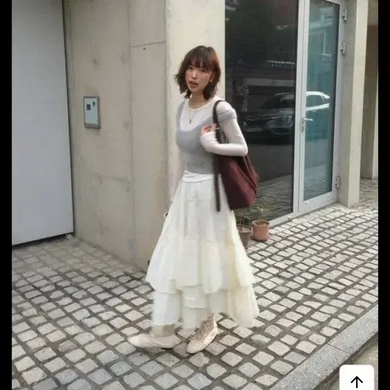 [BUNJANG] ODS MOA Angora Vest Grey / (새상품)오디에스 모아 앙고라 베스트 그레이 뷔스티에