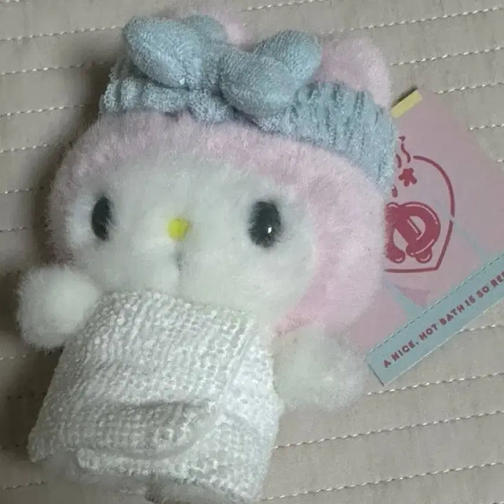 [BUNJANG] Sanrio My Melody Hot Spring Mascot Plush / 온천 마이멜로디 마스코트