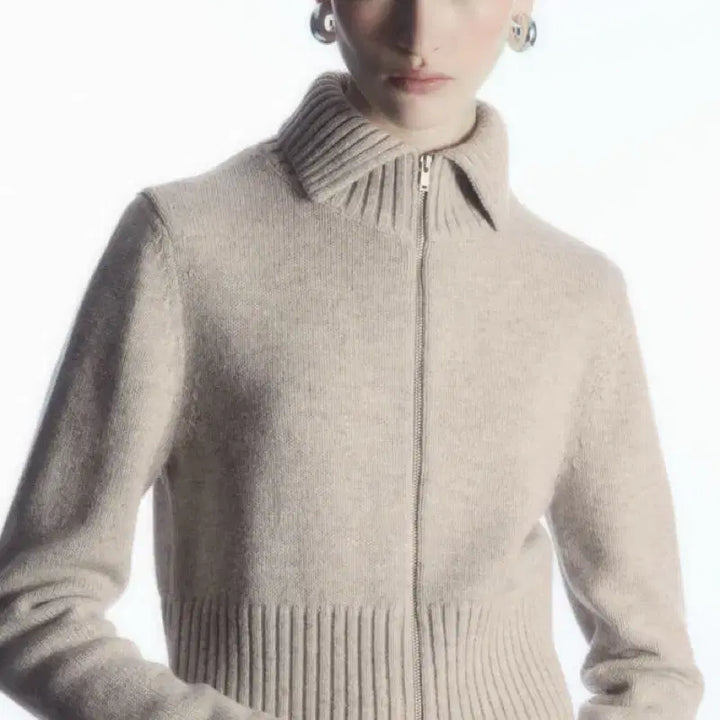 [BUNJANG] COS Cropped Wool Zip-up Cardigan / cos 코스 크롭 울 집업 가디건