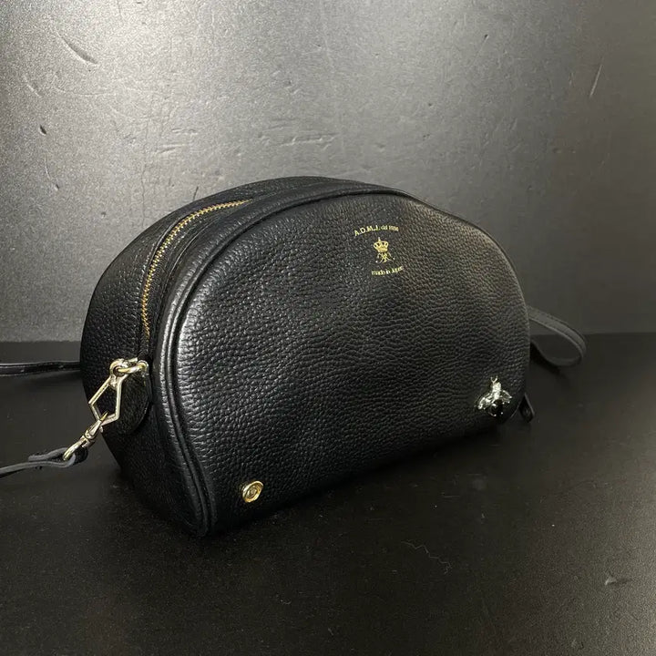 [BUNJANG] A.D.M.J THE BEE Round Accent Black Crossbody Bag / A.D.M.J THE BEE 라운드 악센트 블랙 레이디스 크로스백