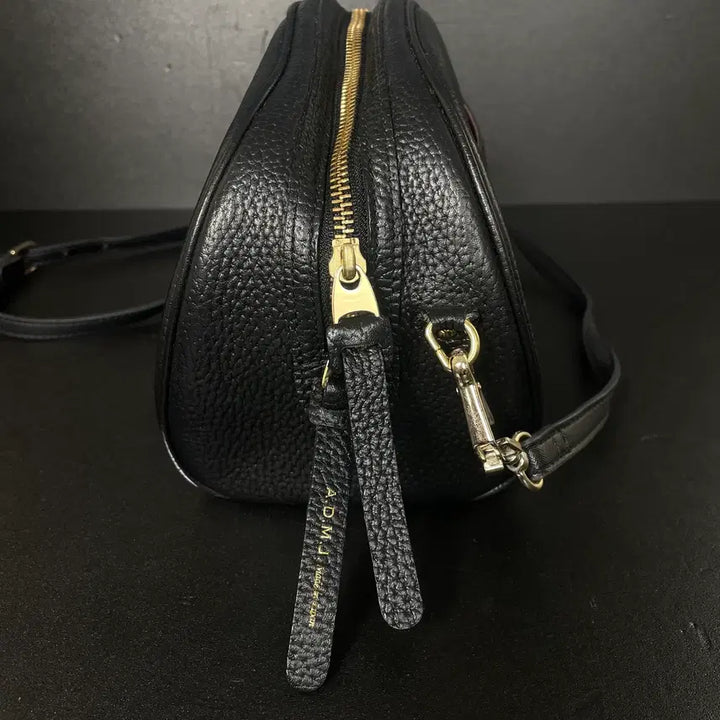 [BUNJANG] A.D.M.J THE BEE Round Accent Black Crossbody Bag / A.D.M.J THE BEE 라운드 악센트 블랙 레이디스 크로스백