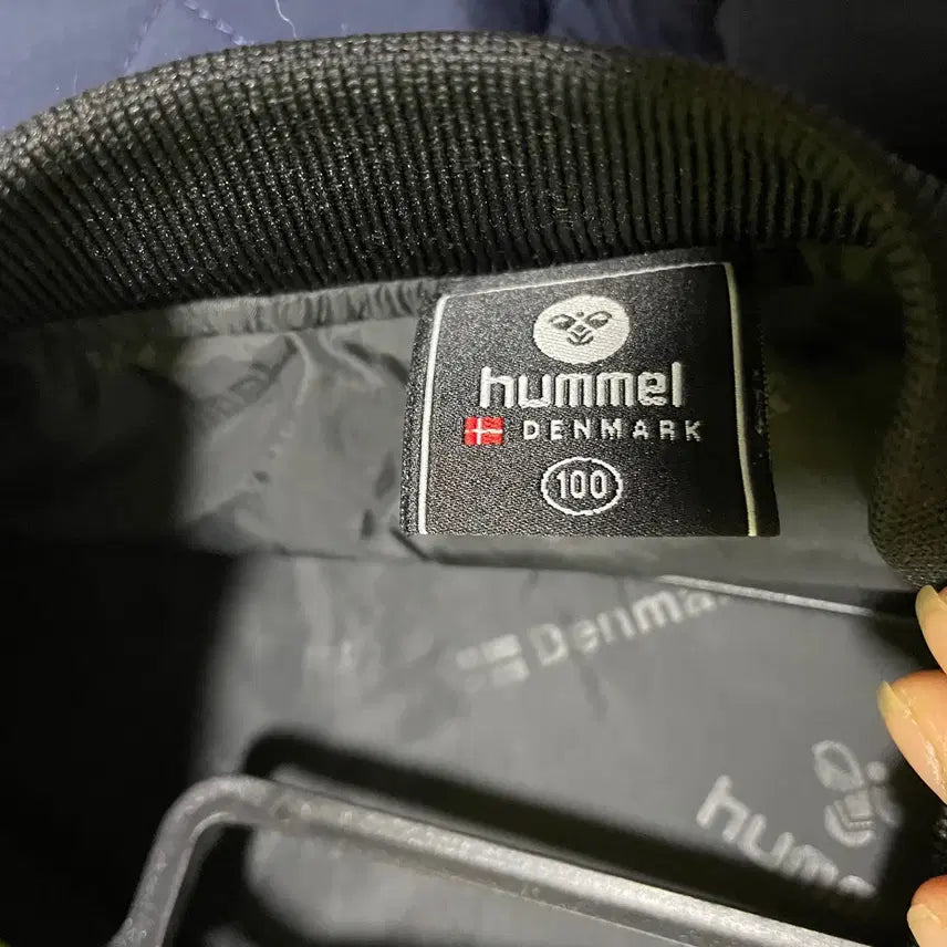 [BUNJANG] Hummel Quilted Bomber Jacket / L 험멜 퀼팅 항공 점퍼 블루종 자켓 N.2535