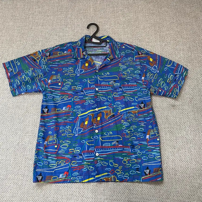 [BUNJANG] M DONG Hawaiian Short Sleeve Shirt / M DONG 하와이안 반팔 셔츠 남방 N.7869