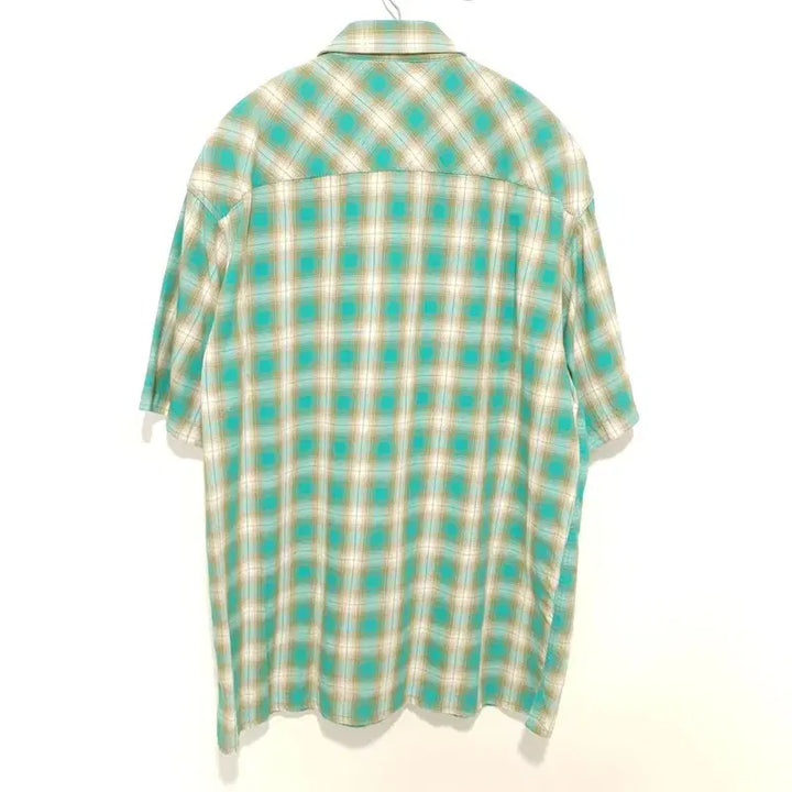 [BUNJANG] Spao Loose Fit Checkered Short Sleeve Shirt XL / 스파오 루즈핏 체크 반팔 셔츠 XL_i4918