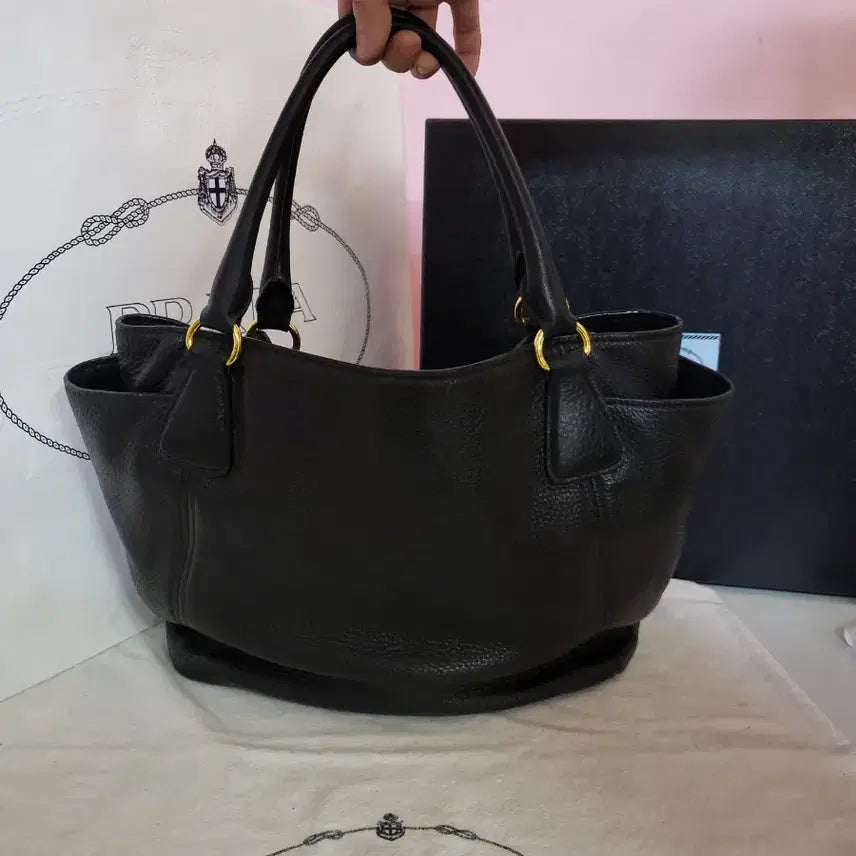 [BUNJANG] Prada Vitello Tote &amp; Cross Bag / 프라다 비텔라 토트 &amp; 크로스 백
