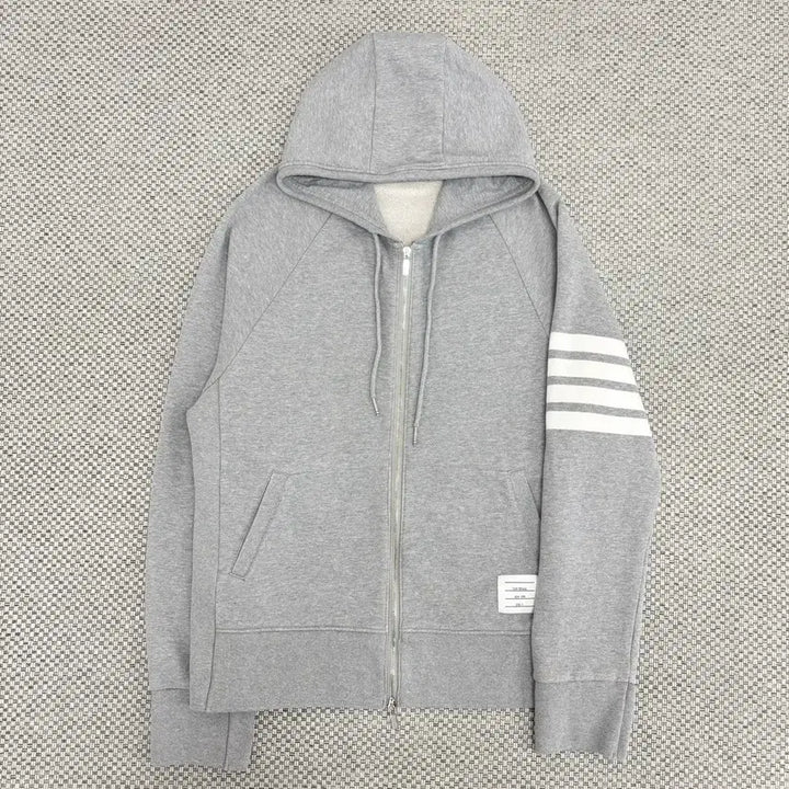 [BUNJANG] Thom Browne Armband Hooded Zip-up / [6]톰브라운 사선완장 후드집업