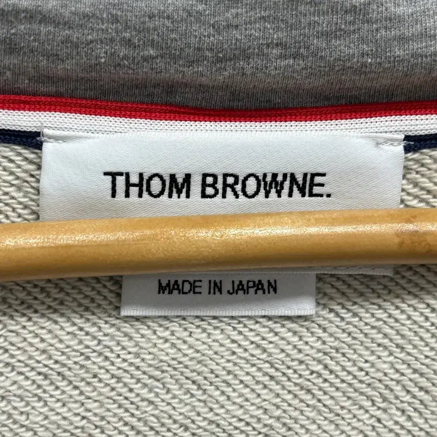 [BUNJANG] Thom Browne Armband Hooded Zip-up / [6]톰브라운 사선완장 후드집업